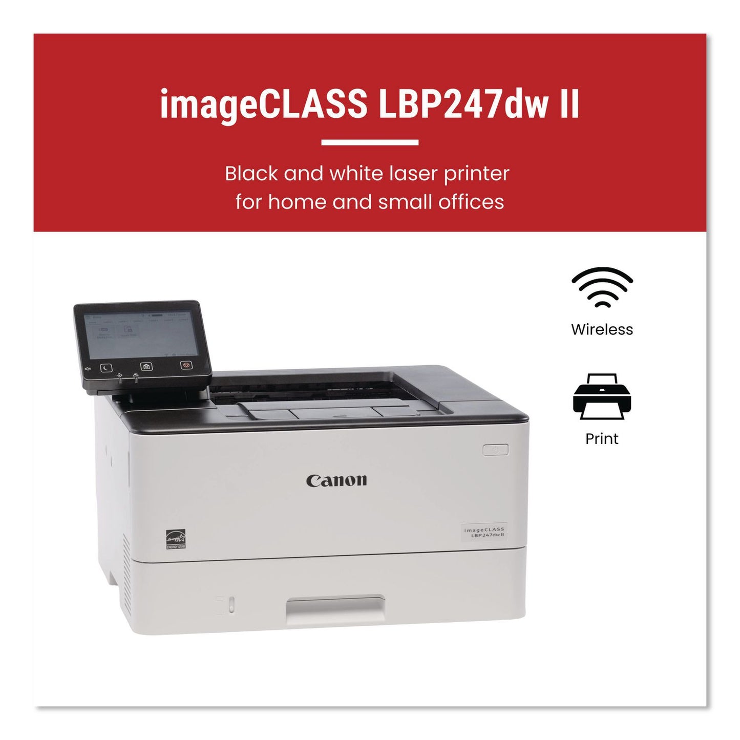 Canon® imageCLASS LBP247dw II Wireless Laser Printer (CNM7187C004)