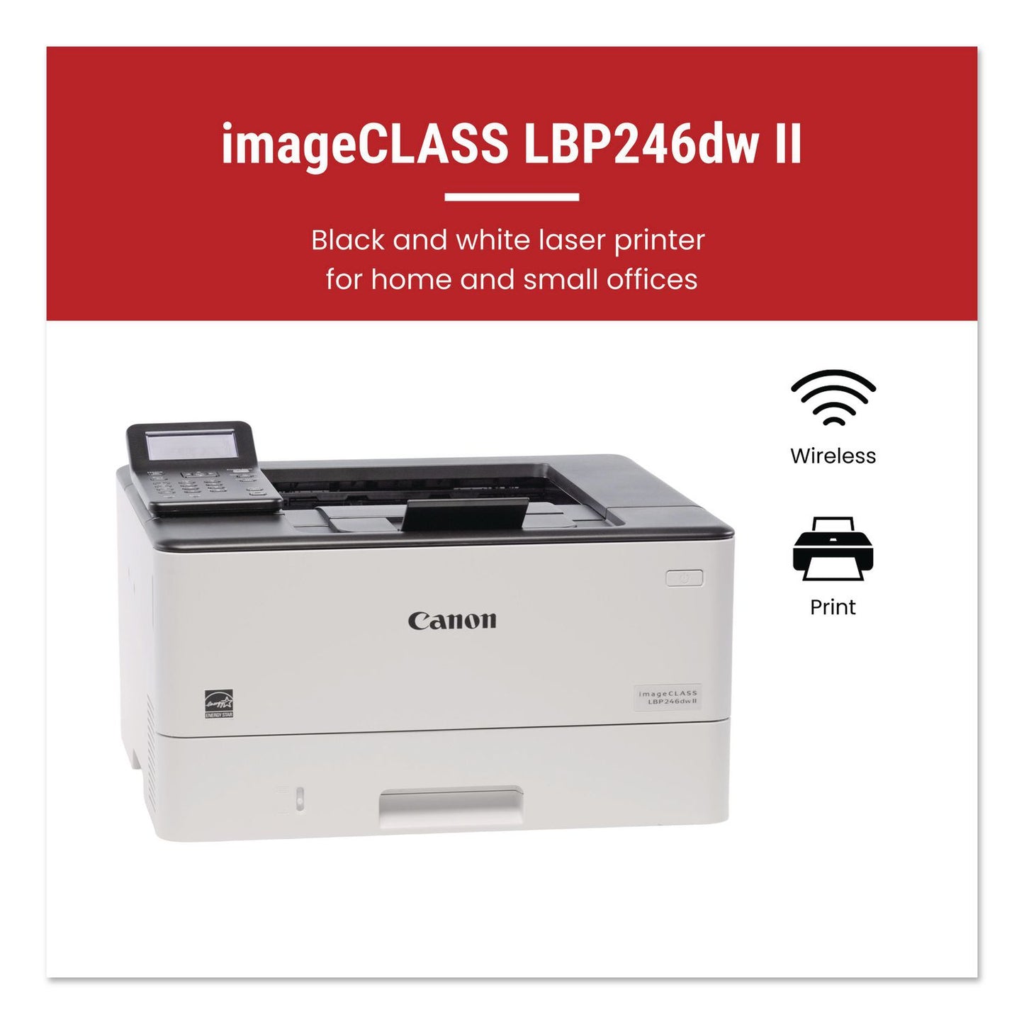 Canon® imageCLASS LBP246dw II Wireless Laser Printer (CNM7187C005)
