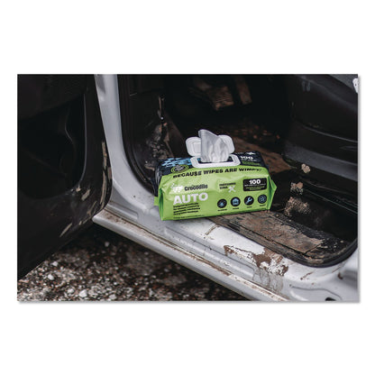 Crocodile Cloth® Auto Cleaning Cloths, 10 x 15, White, 100/Pack (DIL6930100)