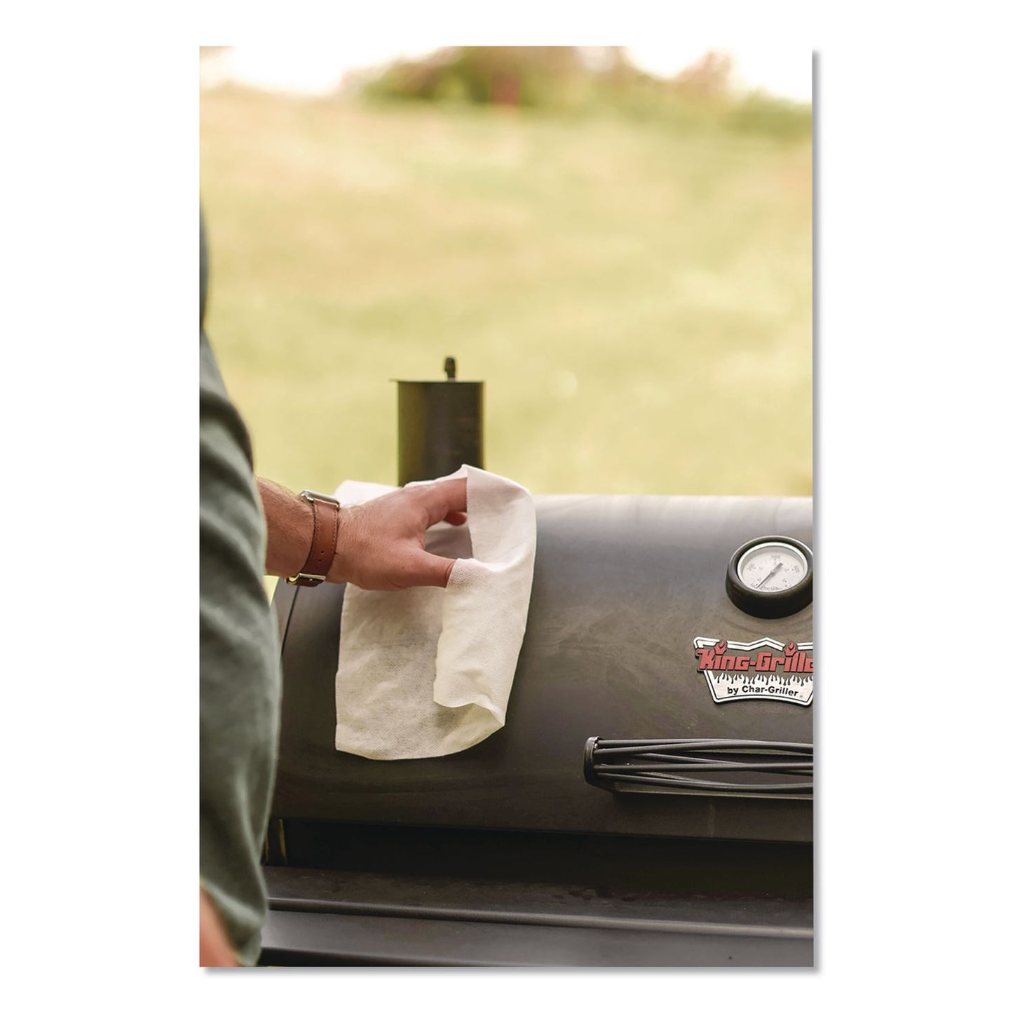 Crocodile Cloth® Grill Cleaning Cloths, 10 x 15, White, 80/Pack (DIL6600080)