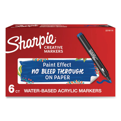 Sharpie® Creative Markers, Bullet Tip, Parang, 6/Pack (SAN2218115)