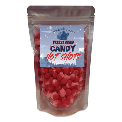 Office Snax® Freeze Dried Candy, Hot Shots, Cinnamon, 2.25 lb bag, 12/Carton (OFX00642)