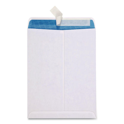 Quality Park™ Redi-Strip Security Tinted Envelope, Antimicrobial, #10 1/2, Cheese Blade Flap, Redi-Strip Closure, 9 x 12, White, 100/Box (QUA41415)
