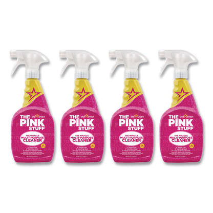 The Pink Stuff Miracle Multi-Purpose Cleaner, Floral Scent, 25.4 oz Spray Bottle, 4/Carton (RST823788CT)