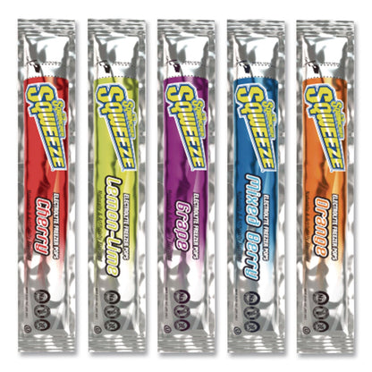 Sqwincher® Sqweeze Freeze Pops, Assorted Flavors, 3 oz Packets, 150/Carton (SQW159200201)