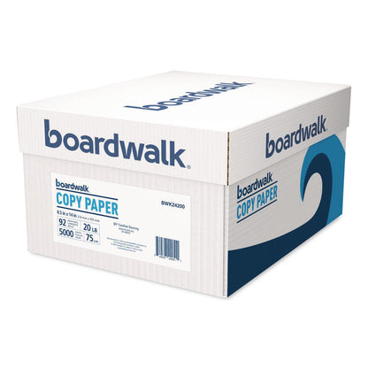 Boardwalk® Legal Size Copy Paper, 92 Bright, 20 lb Bond Weight, 8.5 x 14, White, 500 Sheets/Ream, 10 Reams/Carton (BWK24200)
