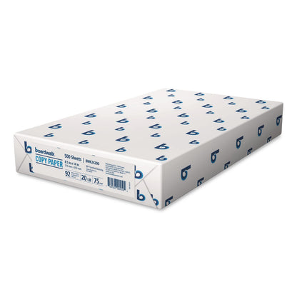 Boardwalk® Legal Size Copy Paper, 92 Bright, 20 lb Bond Weight, 8.5 x 14, White, 500 Sheets/Ream, 10 Reams/Carton (BWK24200)