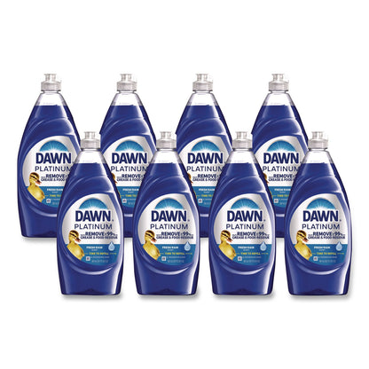 Dawn® Platinum Liquid Dish Detergent, Refreshing Rain Scent, 30 oz Bottle, 8/Carton (PGC22230)