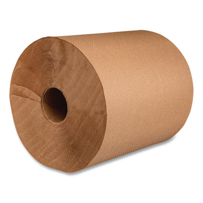 Marcal PRO™ Brown Roll Towel, 1-Ply, 7.87" x 800 ft, Brown, 6 Rolls/Carton (MRCNP6800EN)