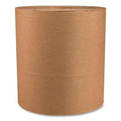 Marcal PRO™ Brown Roll Towel, 1-Ply, 7.87" x 800 ft, Brown, 6 Rolls/Carton (MRCNP6800EN)