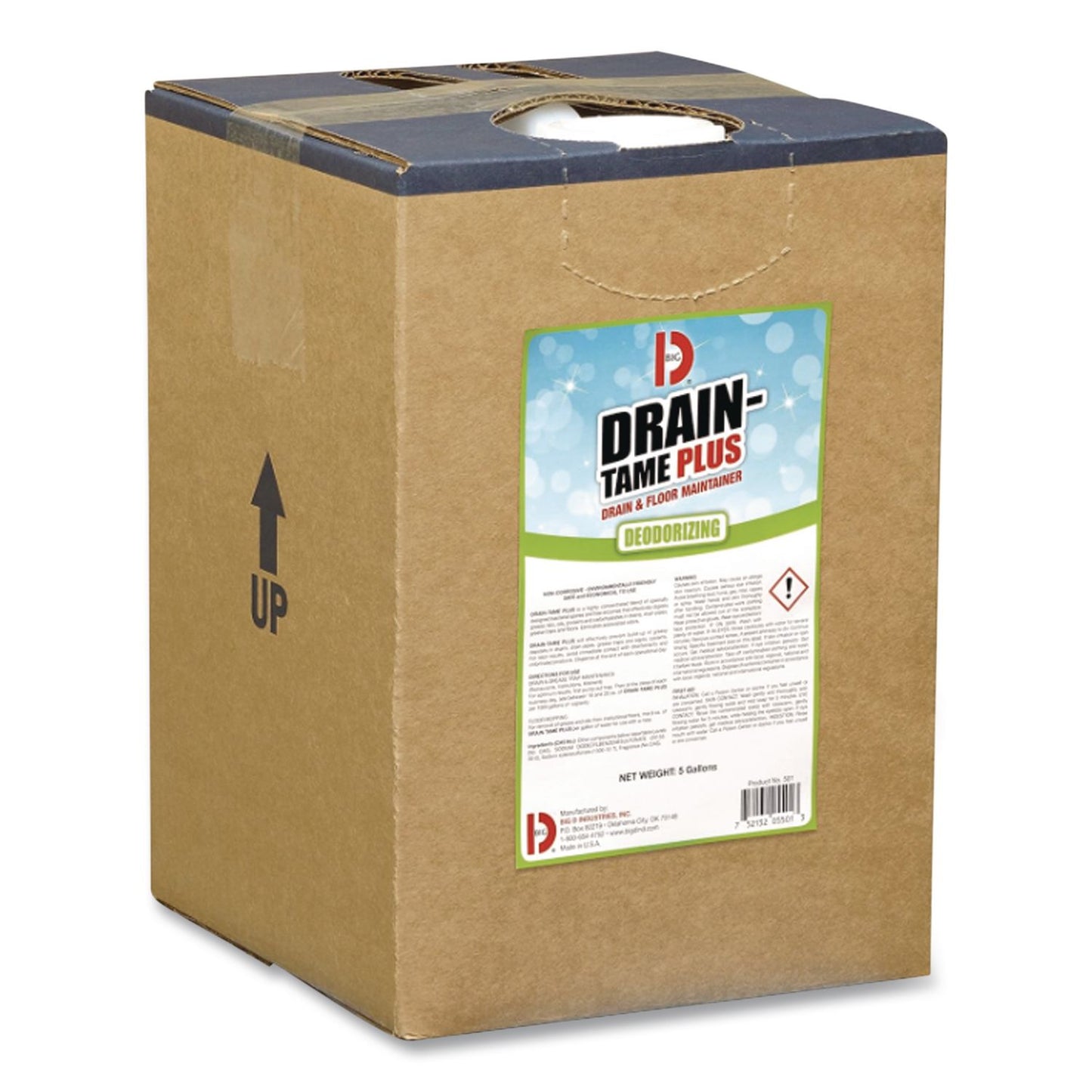 Big D Industries Drain-Tame Plus Digester Deodorant, 5 gal Pail (BGD5501)
