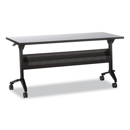 Safco® Flip-N-Go Training Tabletop, Rectangular, 60w x 24d, Folkstone (MLN2460TFLK4)