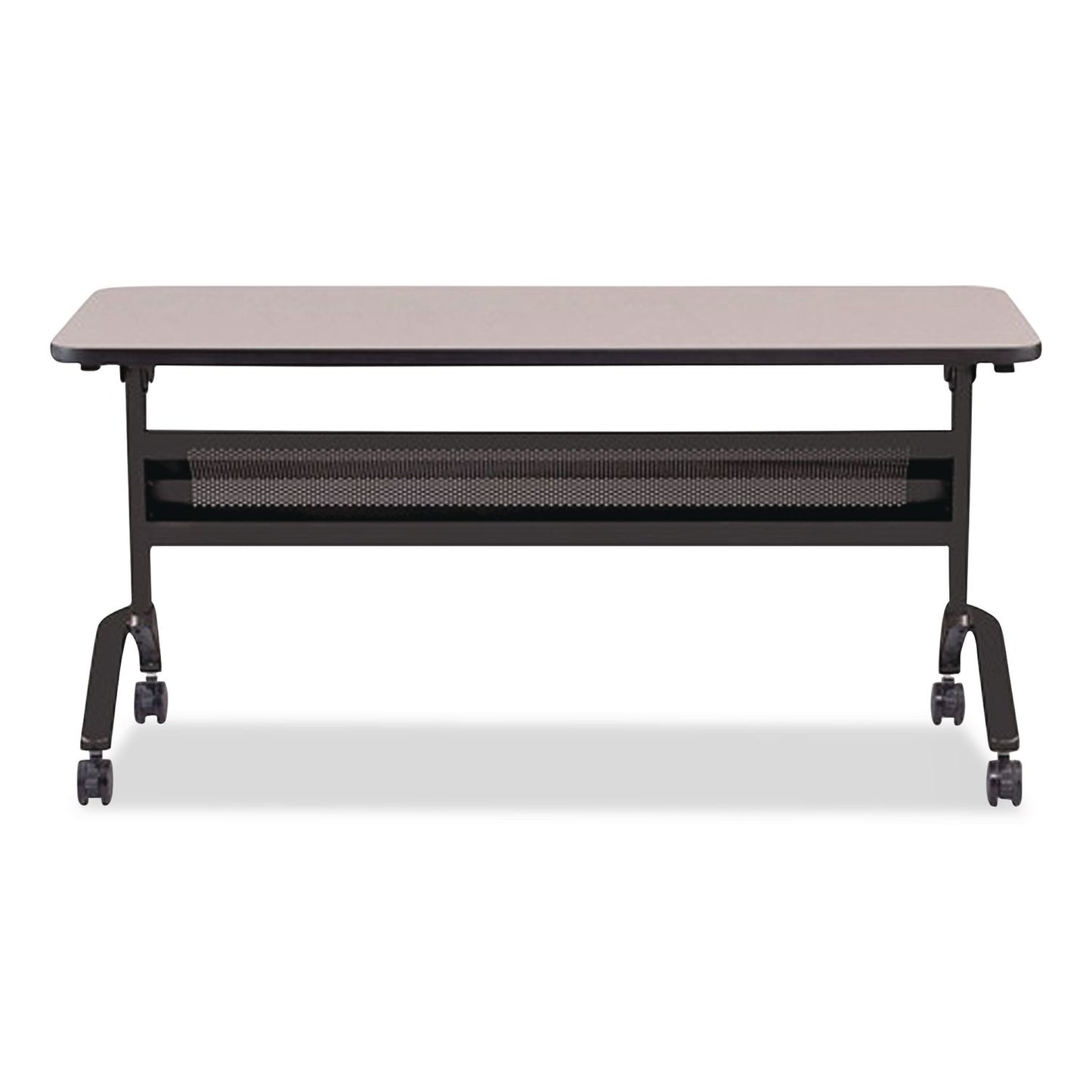 Safco® Flip-N-Go Training Tabletop, Rectangular, 60w x 24d, Folkstone (MLN2460TFLK4)