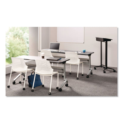 Safco® Flip-N-Go Training Tabletop, Rectangular, 60w x 24d, Folkstone (MLN2460TFLK4)