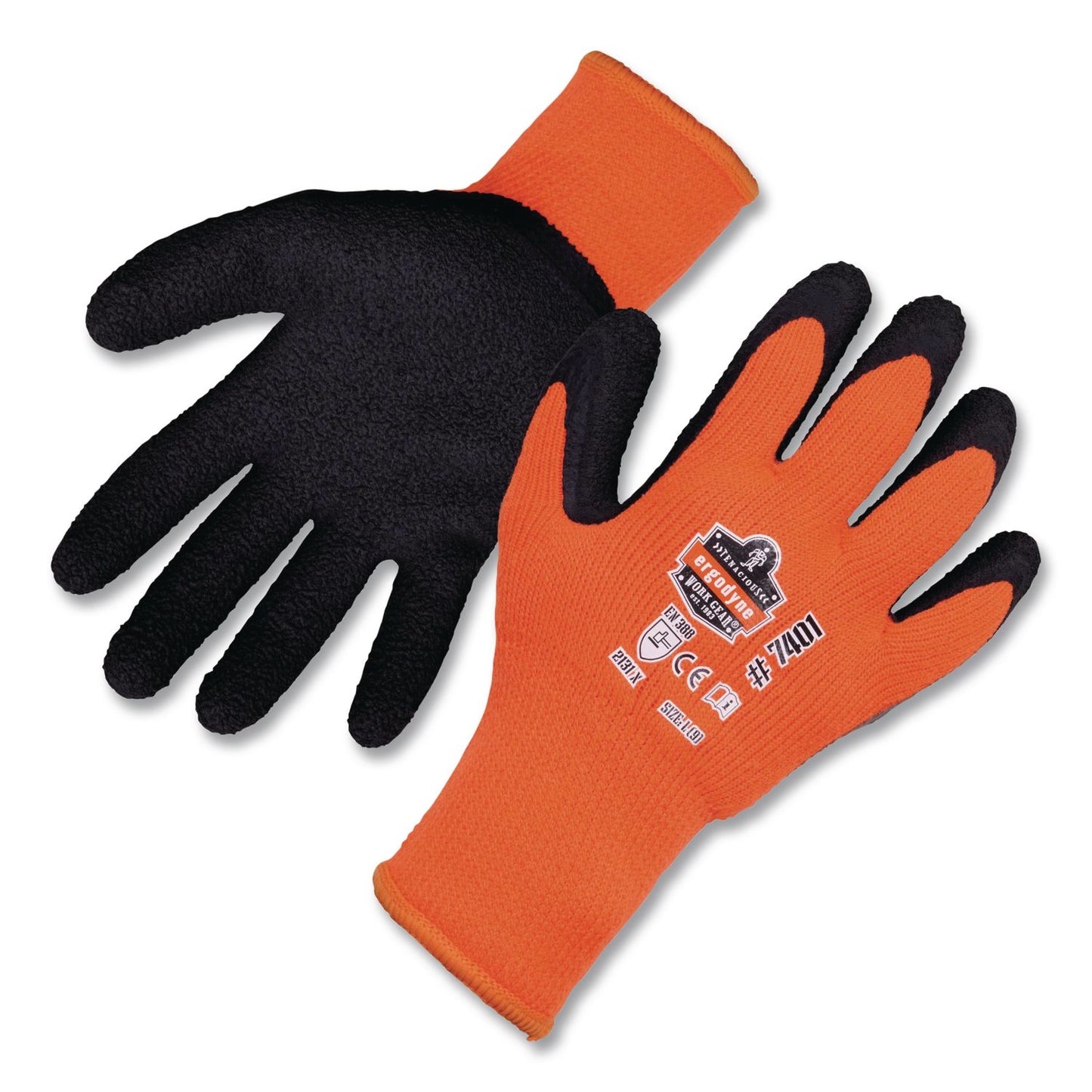 ergodyne® N-Ferno 6981 Winter Warming Kit, X-Large, Lime/Orange/Navy (EGO16985)
