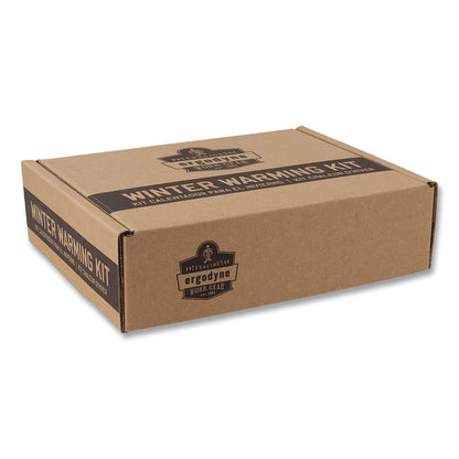 ergodyne® N-Ferno 6981 Winter Warming Kit, 2X-Large, Lime/Orange/Navy (EGO16986)