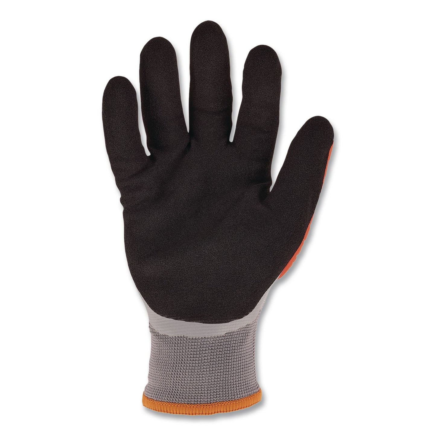 ergodyne® ProFlex 7521 Thermal Coated Impact-Resistant Gloves, EN388:2131X, 7.5" Long, 3X-Large (12), Gray/Black/Orange, Pair (EGO17647)