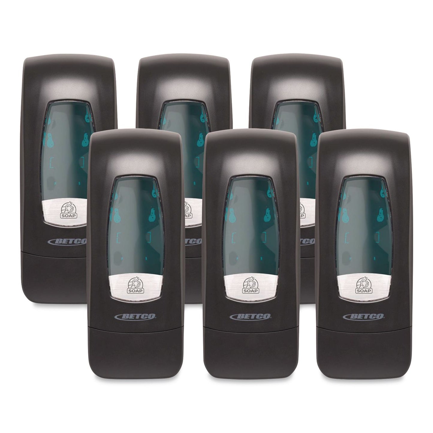 Betco® Clario C3 Manual Lotion Dispenser, 5.08 x 4 x 12.1, Black, 6/Carton (BET9302300)