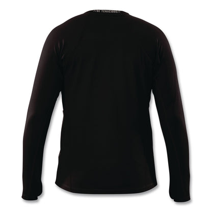 ergodyne® N-Ferno 6435 Midweight Long Sleeve Base Layer Shirt, 5X-Large, Black (EGO40209)