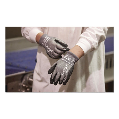 ergodyne® ProFlex 7043 ANSI A4 Nitrile Coated CR Gloves, EN388: 4X42D, 7.5" Long, 3X-Large (12), Gray, Pair (EGO10527)