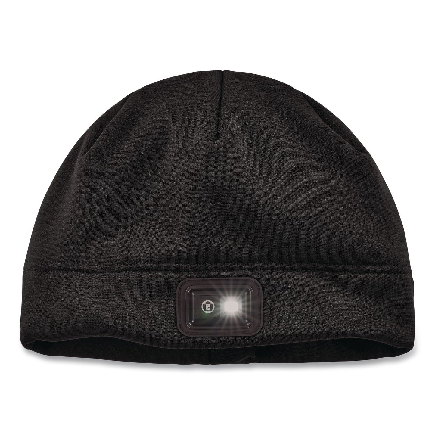 ergodyne® N-Ferno 6801 Winter Skull Cap with LED Rechargeable Light, Fleece, One Size Fits Most, Black (EGO16792)
