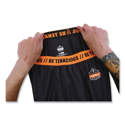 ergodyne® N-Ferno 6480 Midweight Base Layer Pants, Small, Black (EGO40802)