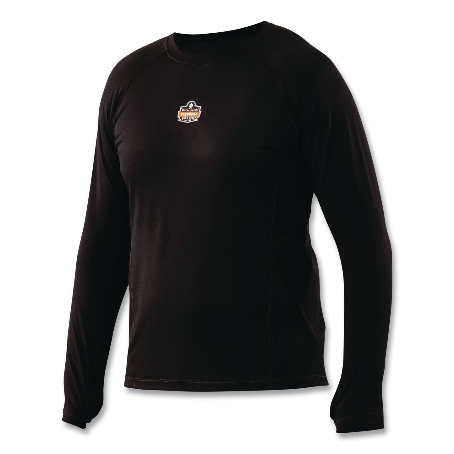 ergodyne® N-Ferno 6435 Midweight Long Sleeve Base Layer Shirt, 4X-Large, Black (EGO40208)