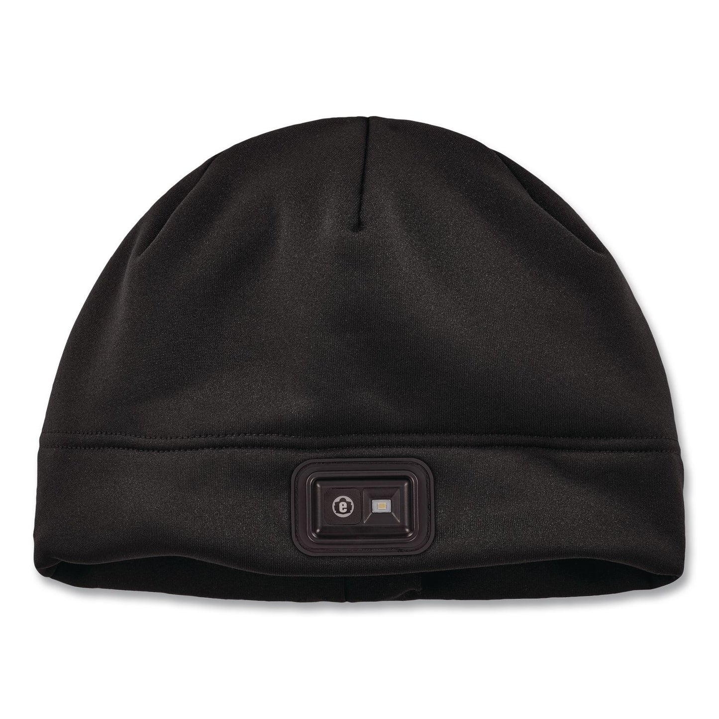 ergodyne® N-Ferno 6801 Winter Skull Cap with LED Rechargeable Light, Fleece, One Size Fits Most, Black (EGO16792)