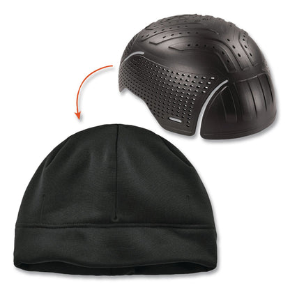 ergodyne® N-Ferno 6808ZI Zippered Winter Beanie Hat with Bump Cap, Black (EGO16911)