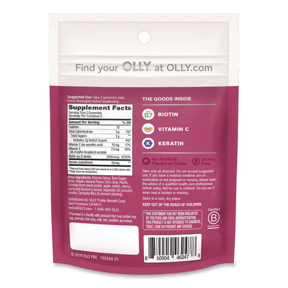 OLLY® Active Immunity + Elderberry Gummy, Berry Brave, 9/Pack (LIL46296)