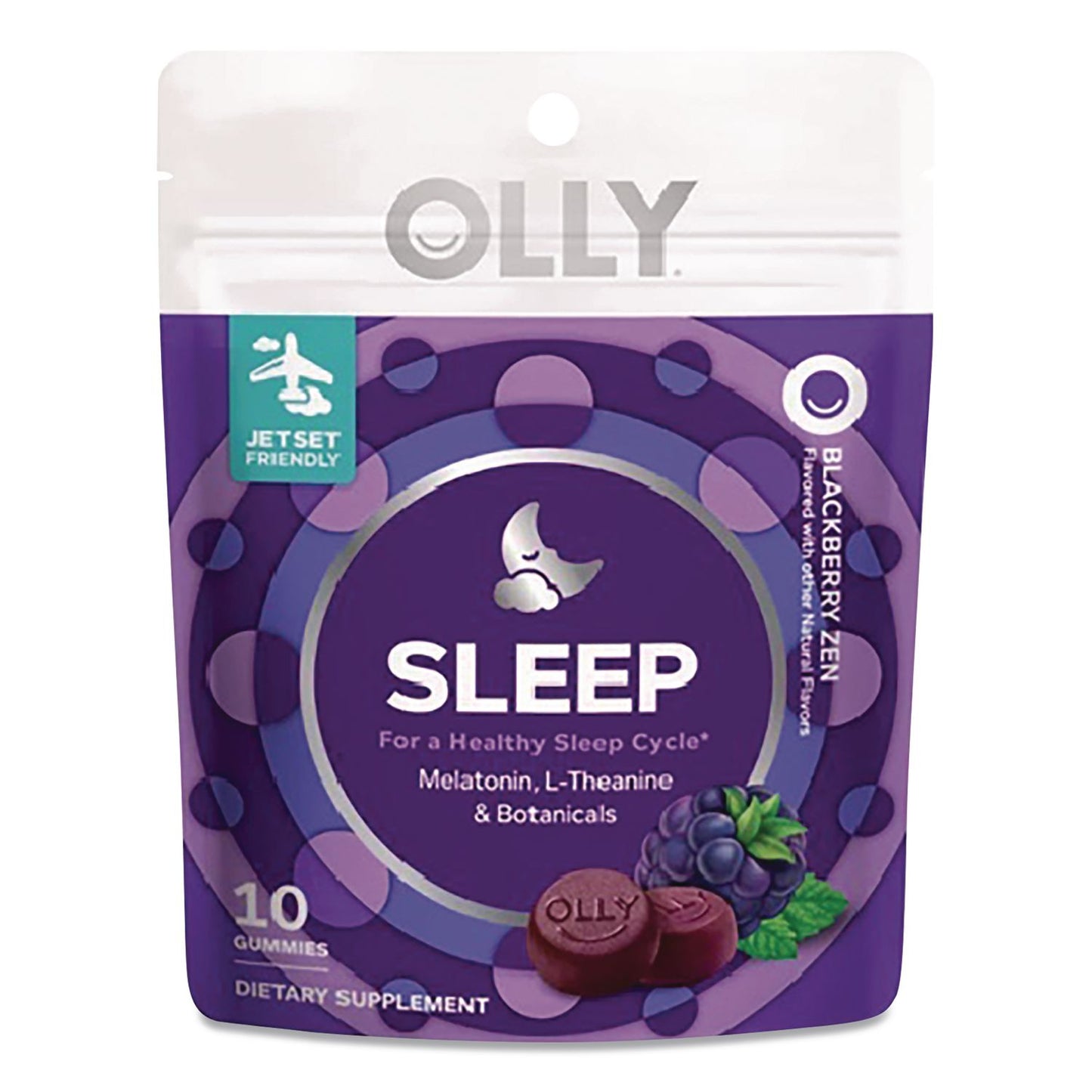 OLLY® Sleep Gummy, Blackberry Zen, 10/Pack (LIL1517)