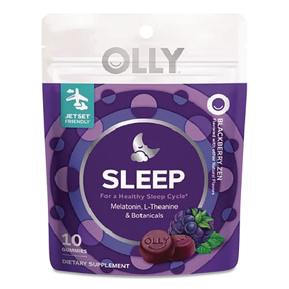 OLLY® Sleep Gummy, Blackberry Zen, 10/Pack (LIL1517)