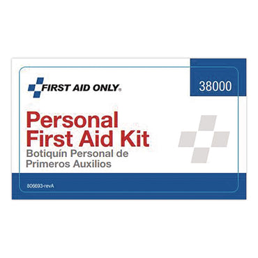 First Aid Only™ Personal First Aid Kit, 37 Pieces, Plastic Case (FAOACM38000)