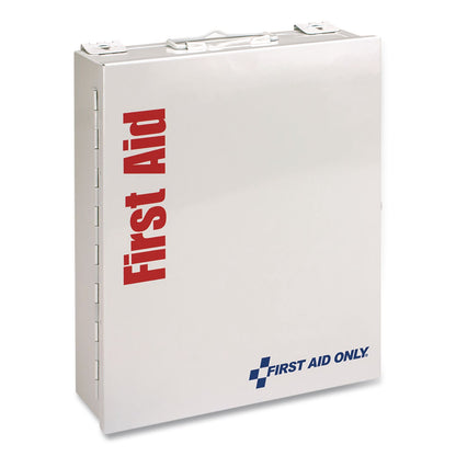 First Aid Only™ SmartCompliance Food Service First Aid Kit for 25 People, 137 Pieces, Metal Case (FAO1350FAE0103)