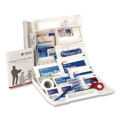 First Aid Only™ Office First Aid Kit for 10 People, 62 Pieces, Plastic Case (FAO222U)