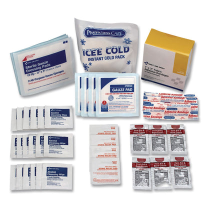 PhysiciansCare® First Aid Kit Refill for 25 People, 96 Pieces (PHY40001)