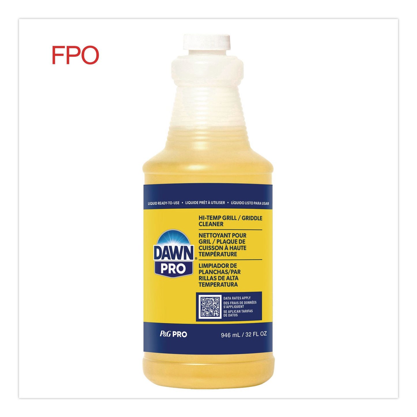 DAWN PRO Hi-Temp Grill and Griddle Cleaner, 32 oz Bottle, 6/Carton (PGC26520)