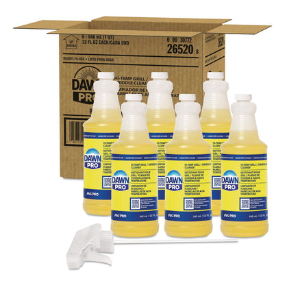 DAWN PRO Hi-Temp Grill and Griddle Cleaner, 32 oz Bottle, 6/Carton (PGC26520)