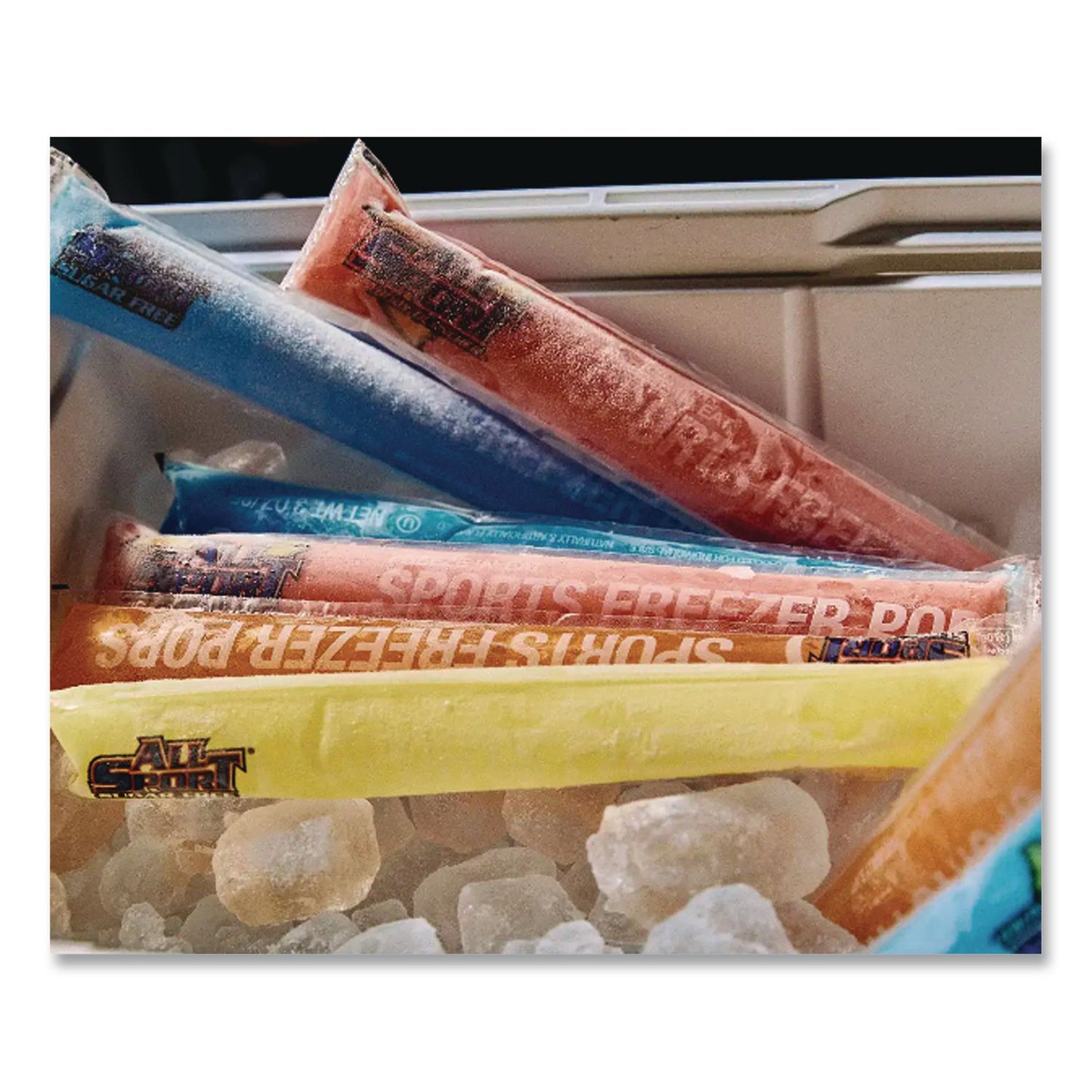 All Sport® Body Quencher Electrolyte Freezer Pops Variety Pack, Assorted Flavors, 144/Carton (AORM3600013)