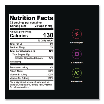 All Sport® Body Quencher Electrolyte Freezer Pops Variety Pack, Assorted Flavors, 144/Carton (AORM3600013)