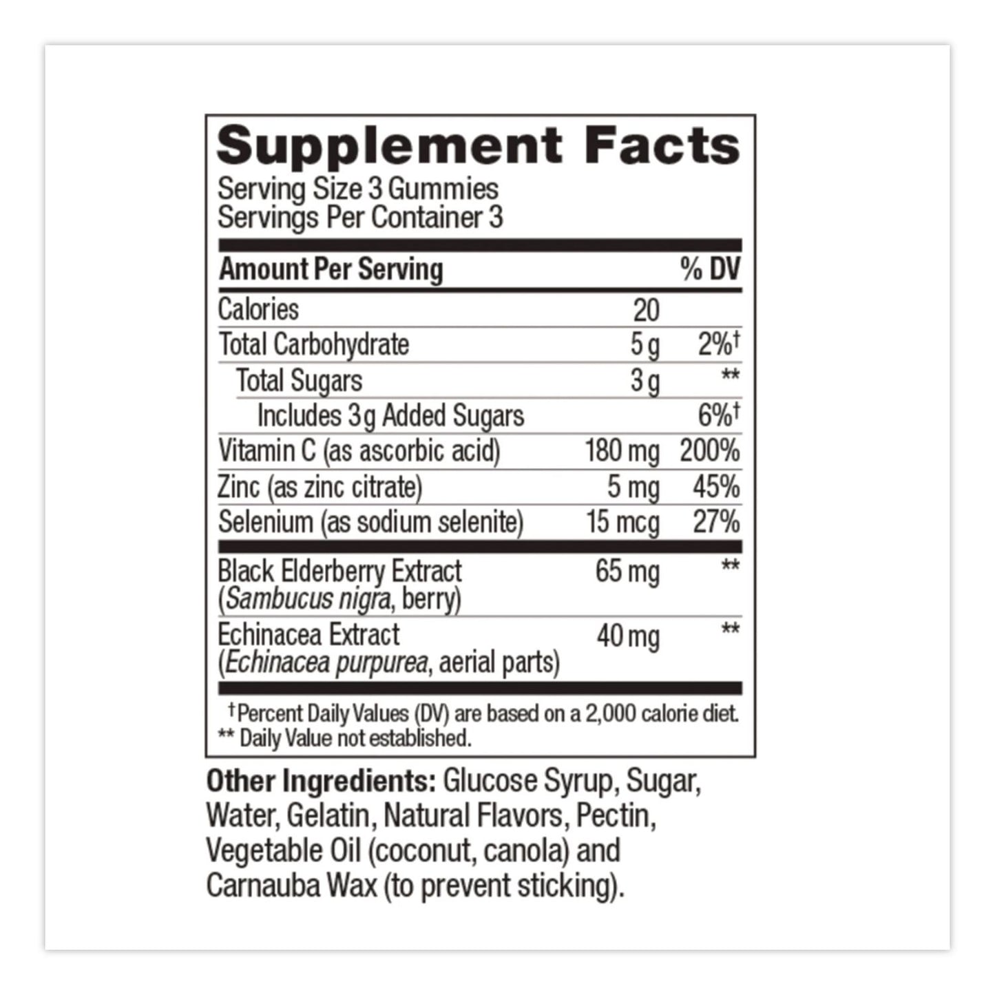 OLLY® Active Immunity + Elderberry Gummy, Berry Brave, 9/Pack (LIL46296)