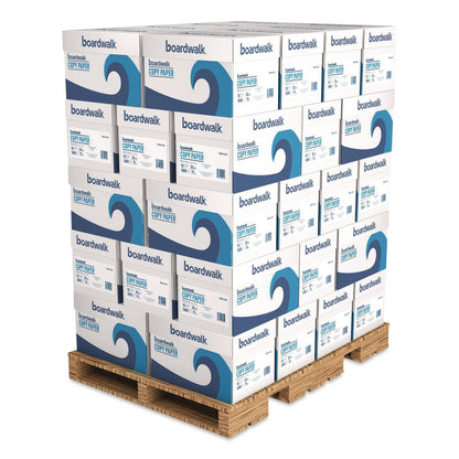 Boardwalk® Copy Paper, 92 Bright, 20 lb Bond Weight, 8.5 x 11, White, 500 Sheets/Ream, 10 Reams/Carton, 40 Cartons/Pallet (BWK21200PLT)