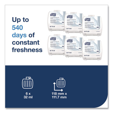 Tork® Constant Air Freshener Refill, 32 mL, 6/Carton (TRK257022)