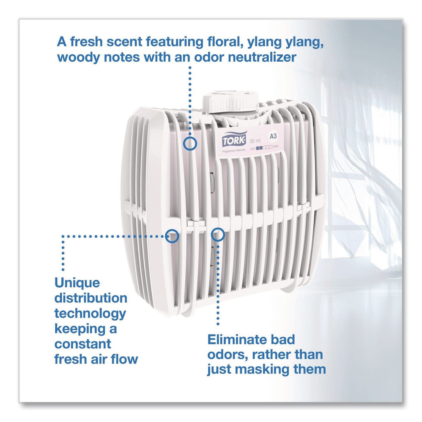 Tork® Constant Air Freshener Refill, 32 mL, 6/Carton (TRK257022)