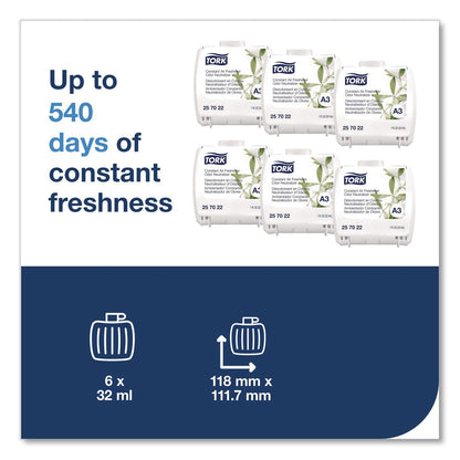 Tork® Constant Air Freshener Refill, Blossom, 32 mL, 6/Carton (TRK257021)