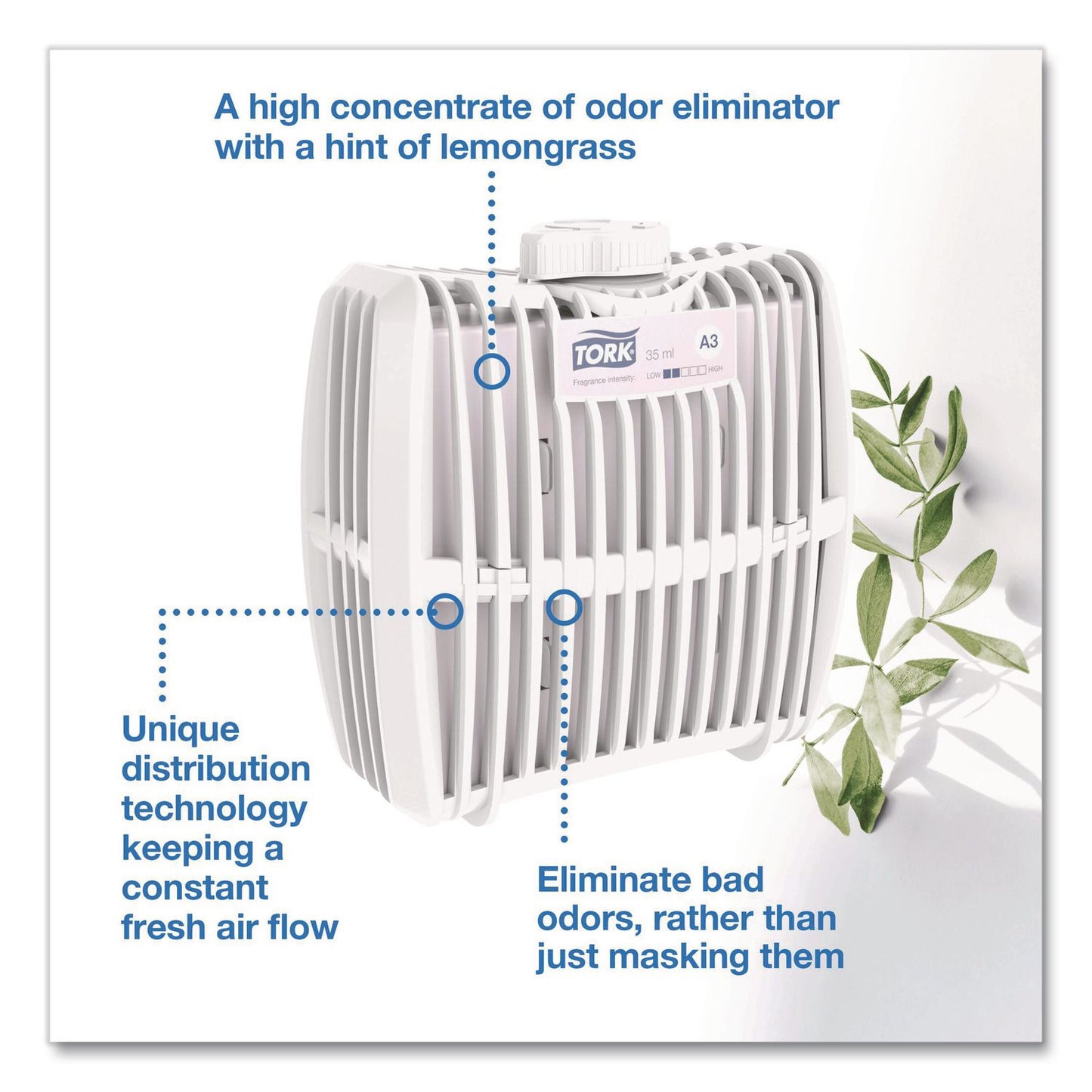Tork® Constant Air Freshener Refill, Blossom, 32 mL, 6/Carton (TRK257021)