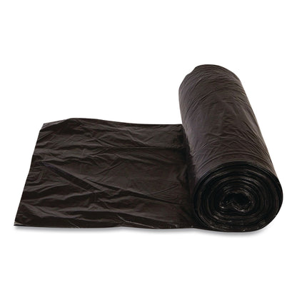 Inteplast Group Low-Density Commercial Can Liners, 30 gal, 0.58 mil, 30" x 36", Black, Interleaved Roll, 25 Bags/Roll, 10 Rolls/Carton (IBSWSL3036HVK)