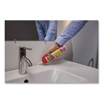 Flex Seal Products® Flex Caulk Hi-Performance Hybrid Caulk, 6.6 oz Aerosol Can, Dries Clear, 4/Carton (FSGCFSCLRR675)