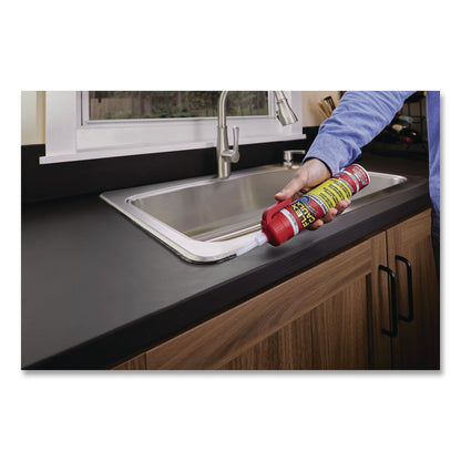 Flex Seal Products® Flex Caulk Hi-Performance Hybrid Caulk, 6.6 oz Aerosol Can, Dries Clear, 4/Carton (FSGCFSCLRR675)
