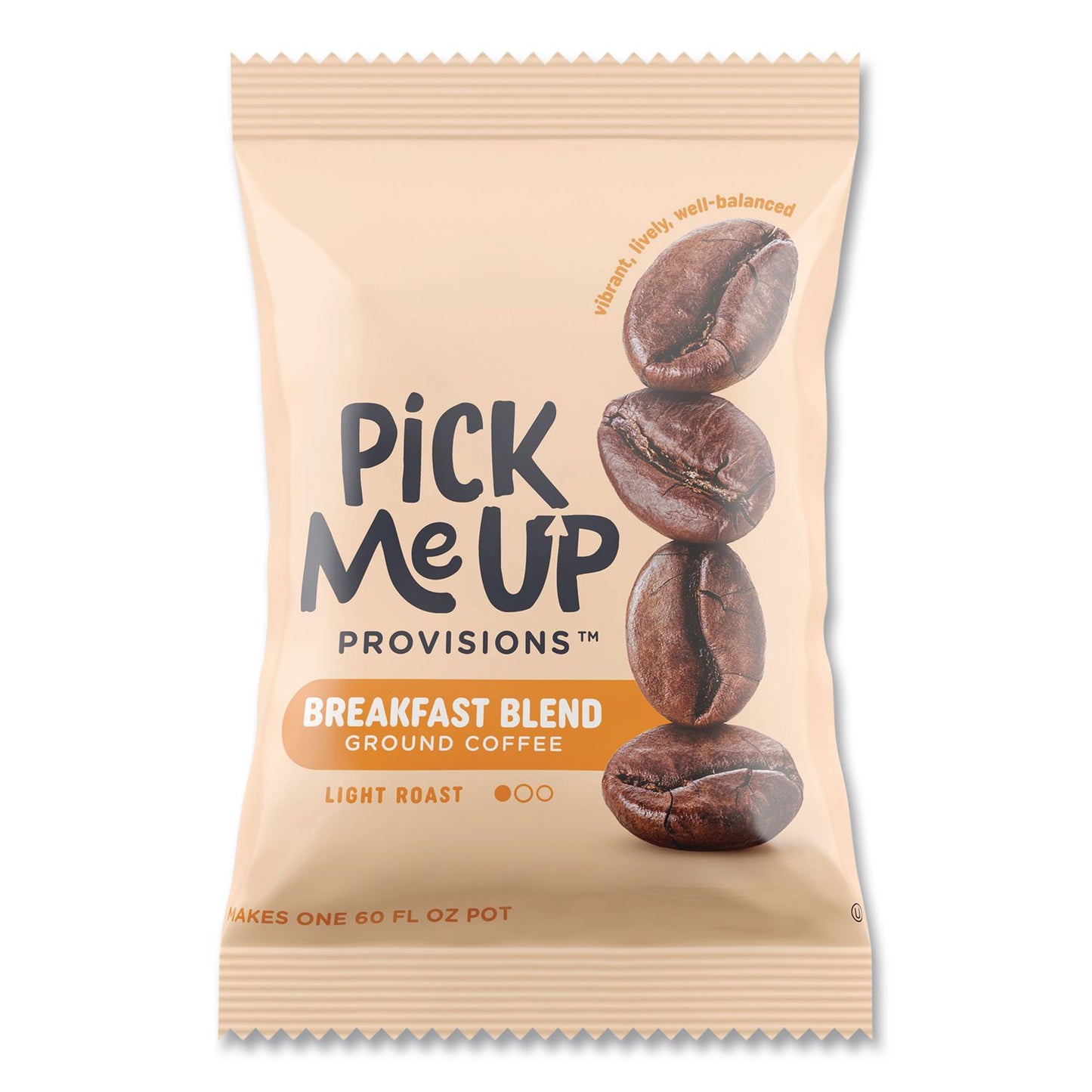 Pick Me Up Provisions™ Fraction Pack, Breakfast Blend, 1.75 oz Packet, 42/Carton (PIEBHS23737)